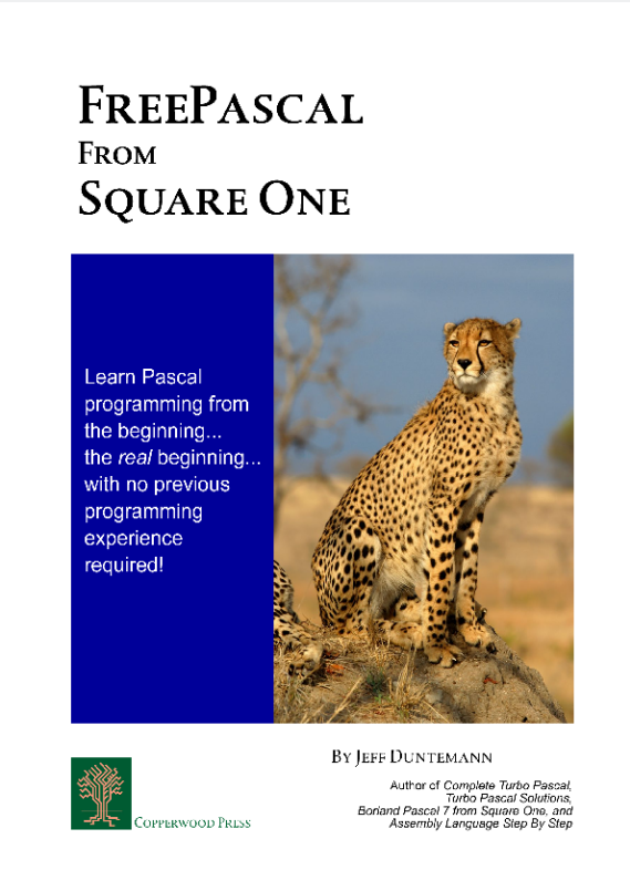 Free Pascal from Square One book cover